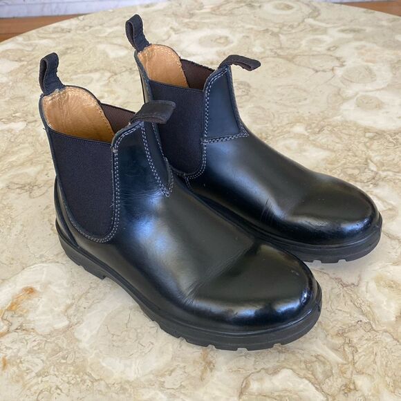 NWOT Aquatherm Leather Water Resistant 3M Insulated Chelsea Boots - Picture 1 of 16
